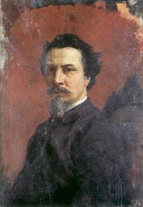Henryk Siemiradzki Autoportret nieukonczony